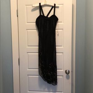 Beaded sequined Flapper dress.